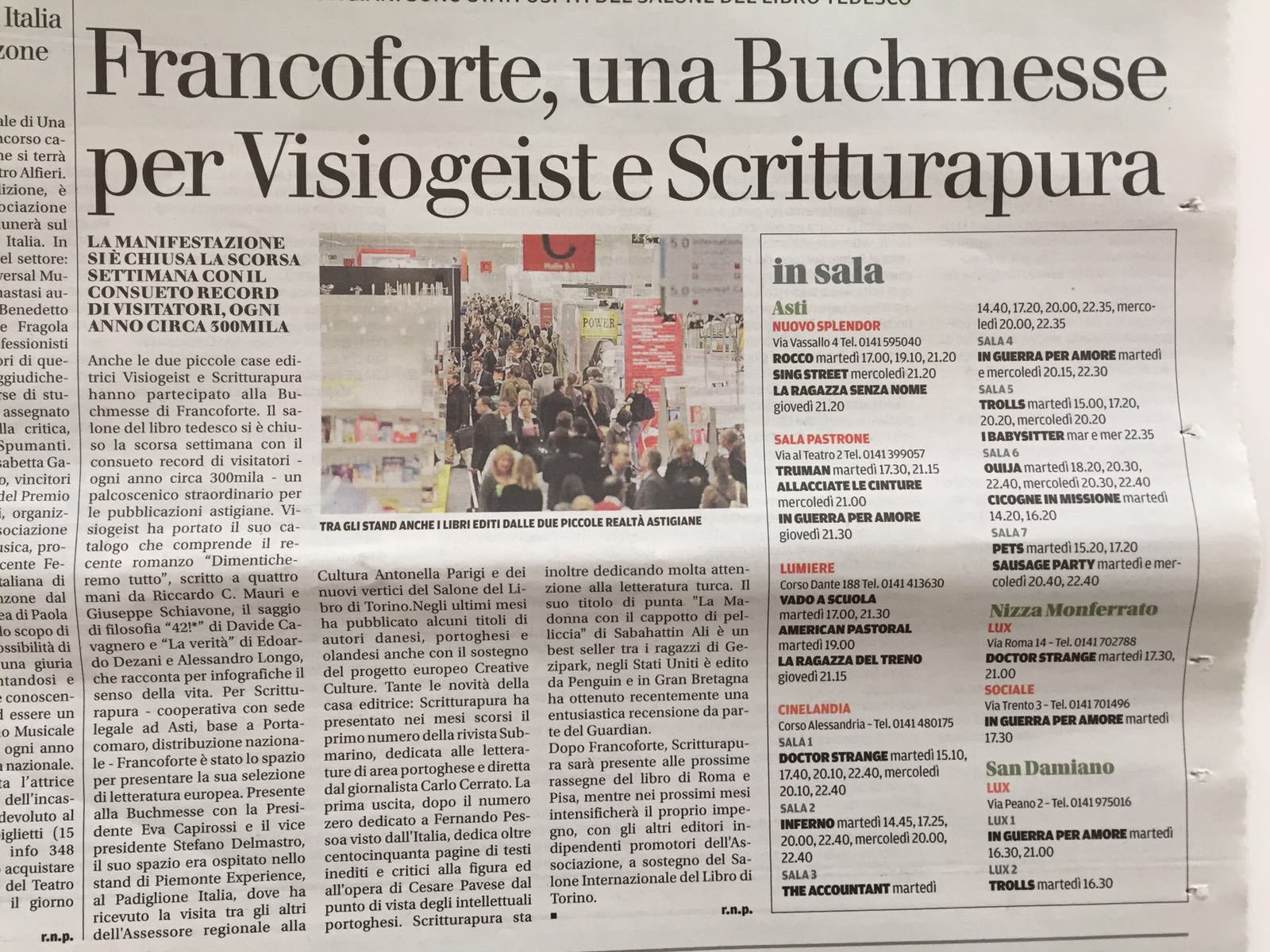 Visiogeist alla Buchmesse 2016