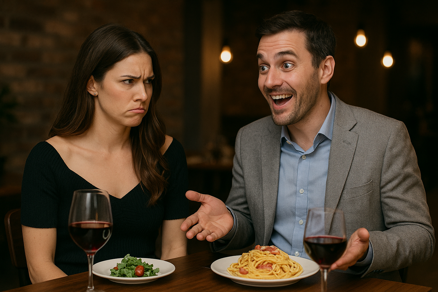 dieci frasi che possono funzionare o non funzionare a un primo appuntamento